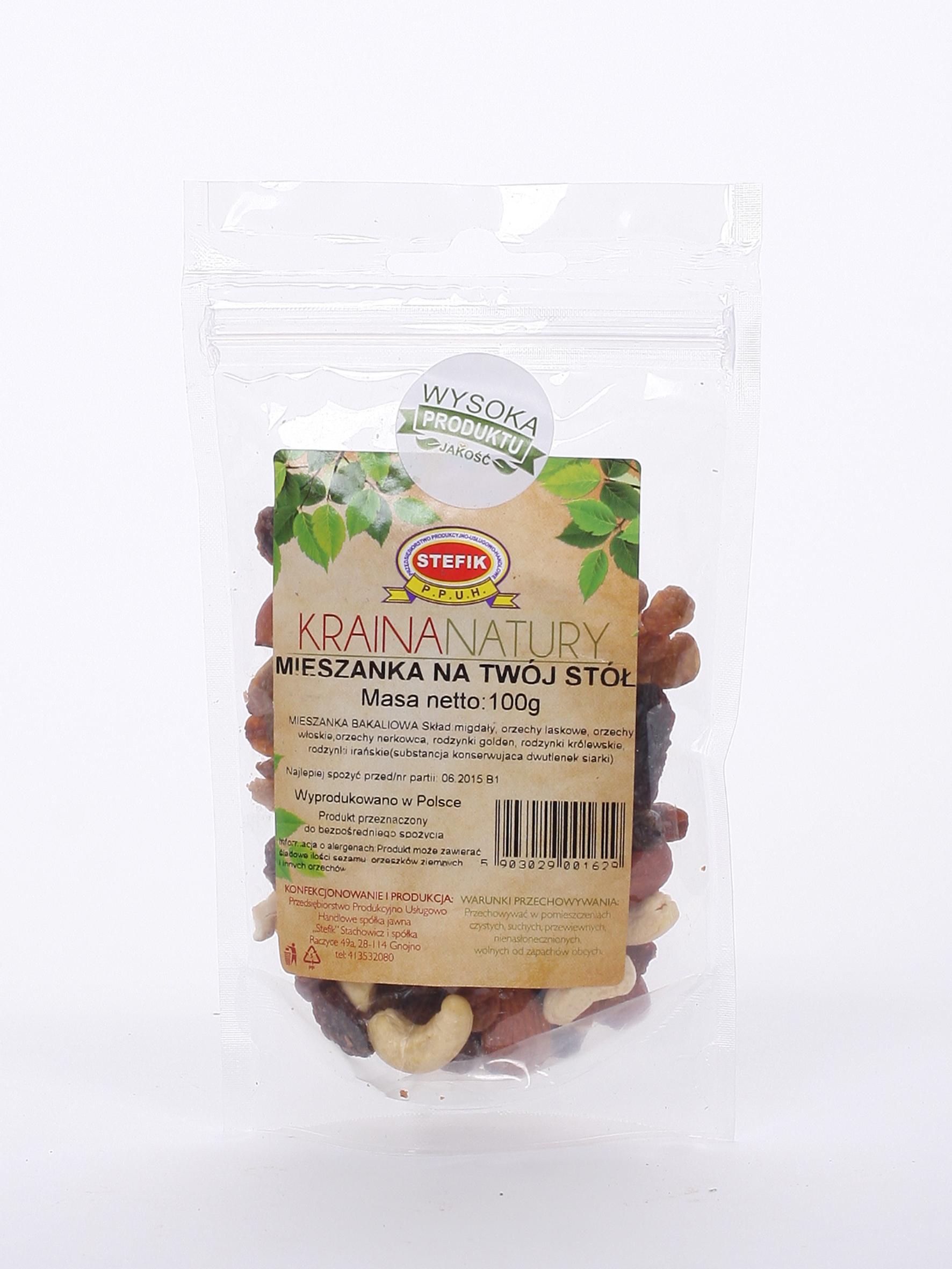 Mieszanka studencka "KRAINA NATURY" 100g